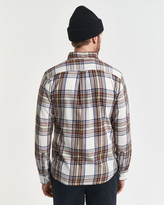 Regular Fit Windblown Flannel Check Shirt
