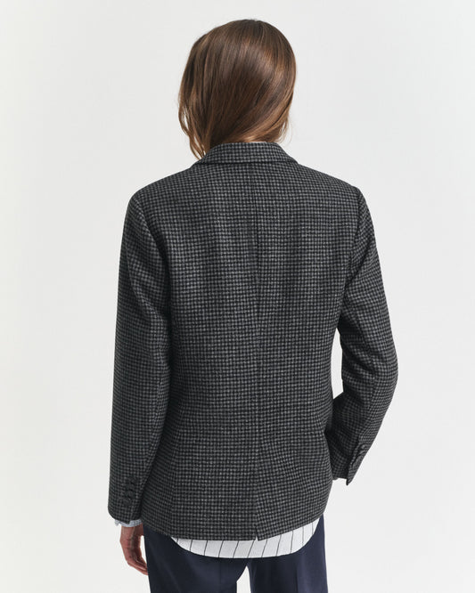 Regular Fit Wool Houndstooth Blazer