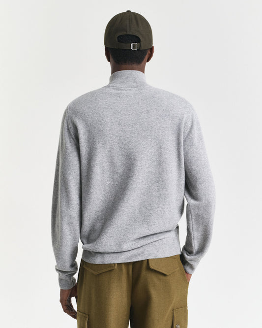 Superfine Lambswool Half-Zip Sweater
