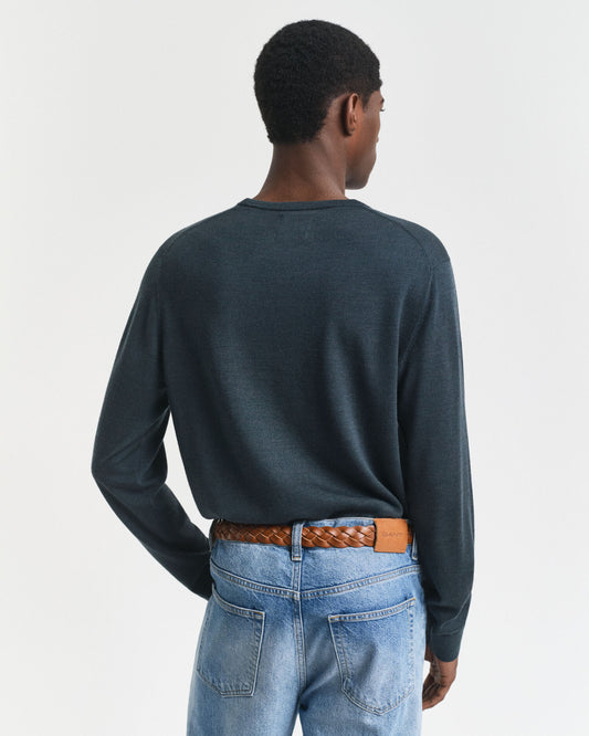 Extra Fine Merino Wool Crew Neck Sweater