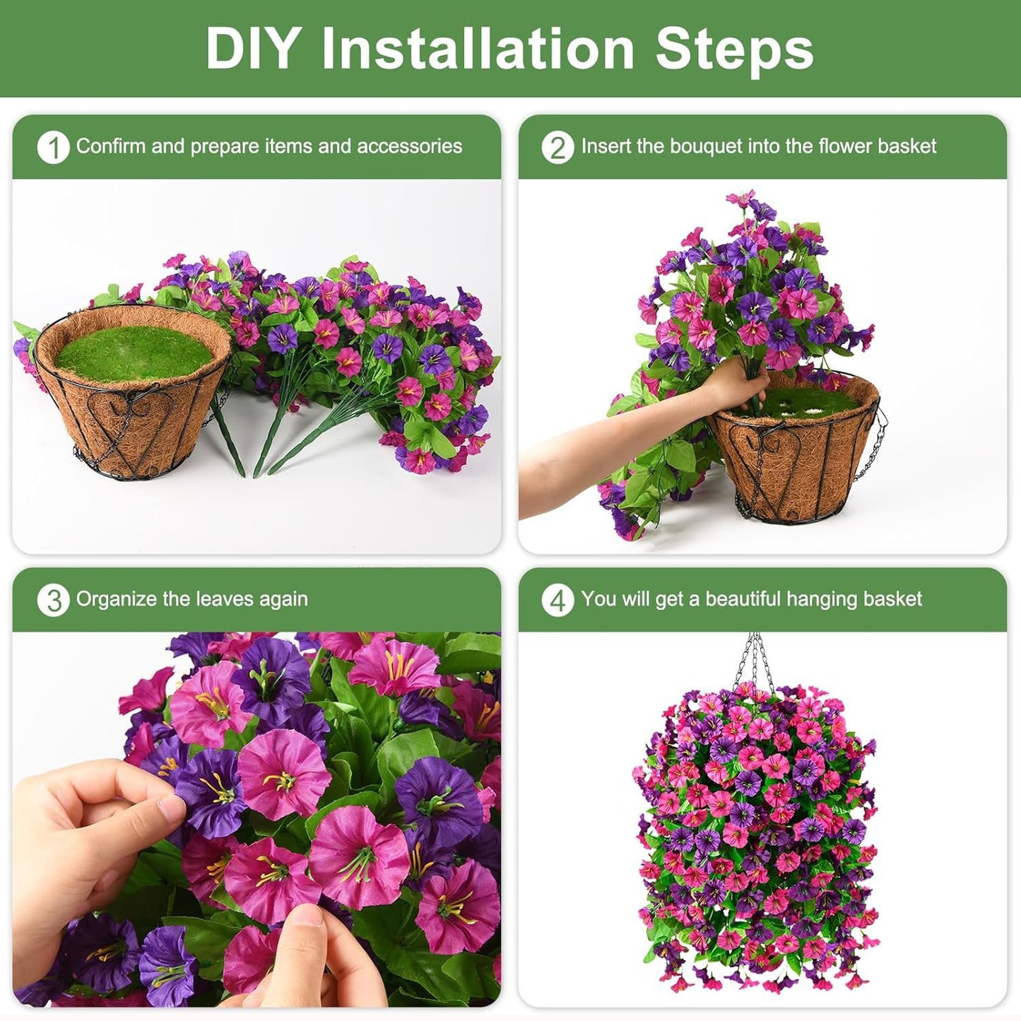 💖Mother's Day Hot Sale🌺UV Resistant Hanging Artificial Morning Glory Vine
