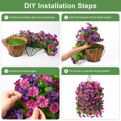 💖Mother's Day Hot Sale🌺UV Resistant Hanging Artificial Morning Glory Vine