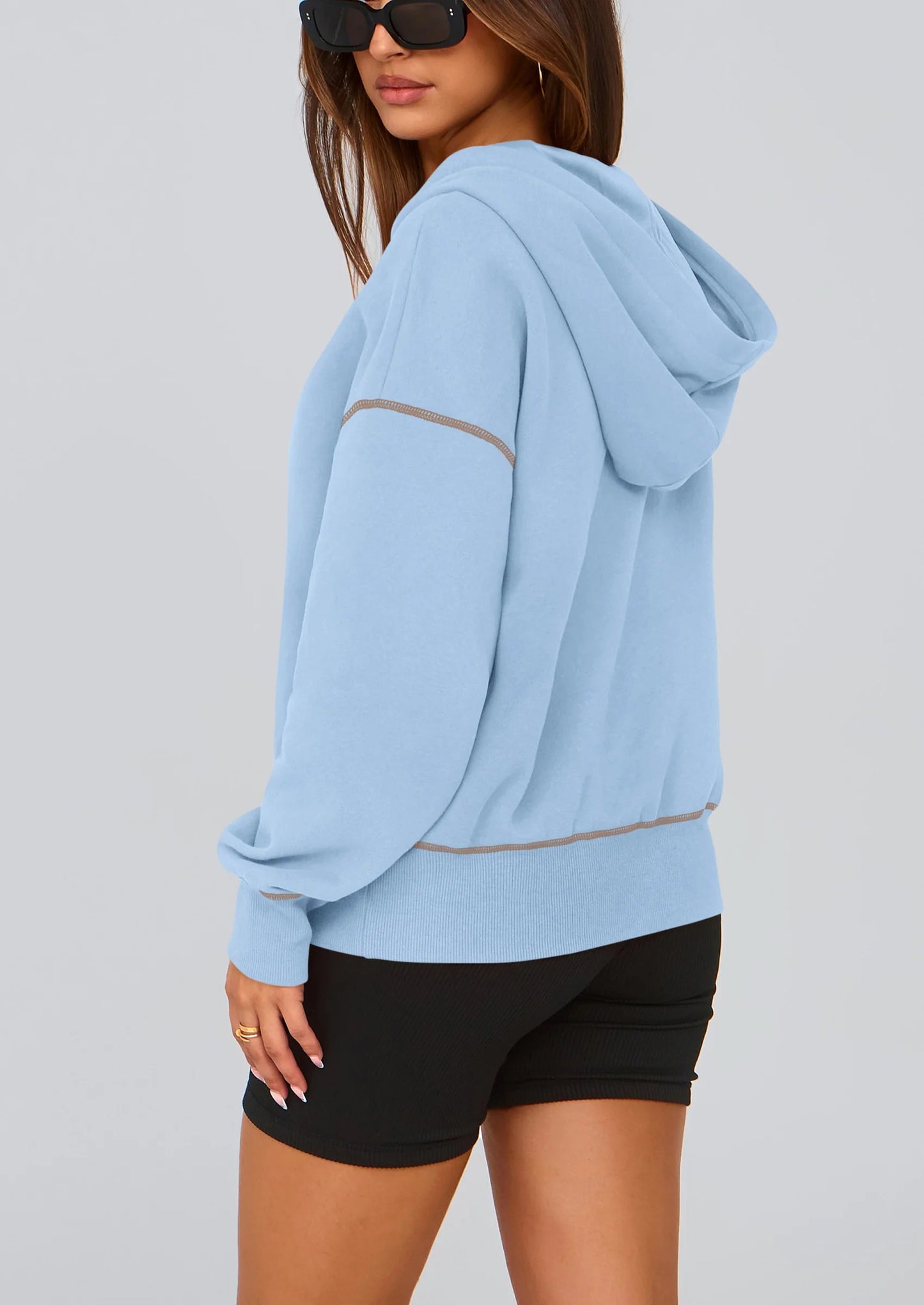 ⏰LAST DAY SAVE 59%💥Women's Fall/Winter Half Zip Hoodie Pullover