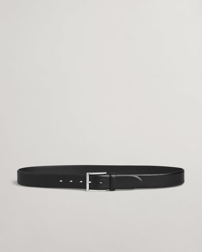 Men's Classic Leather Belt - BLACK
