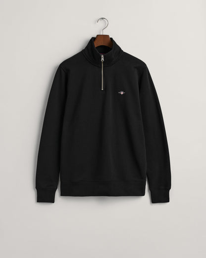 Men's Shield Half-Zip Sweatshirt - BLACK