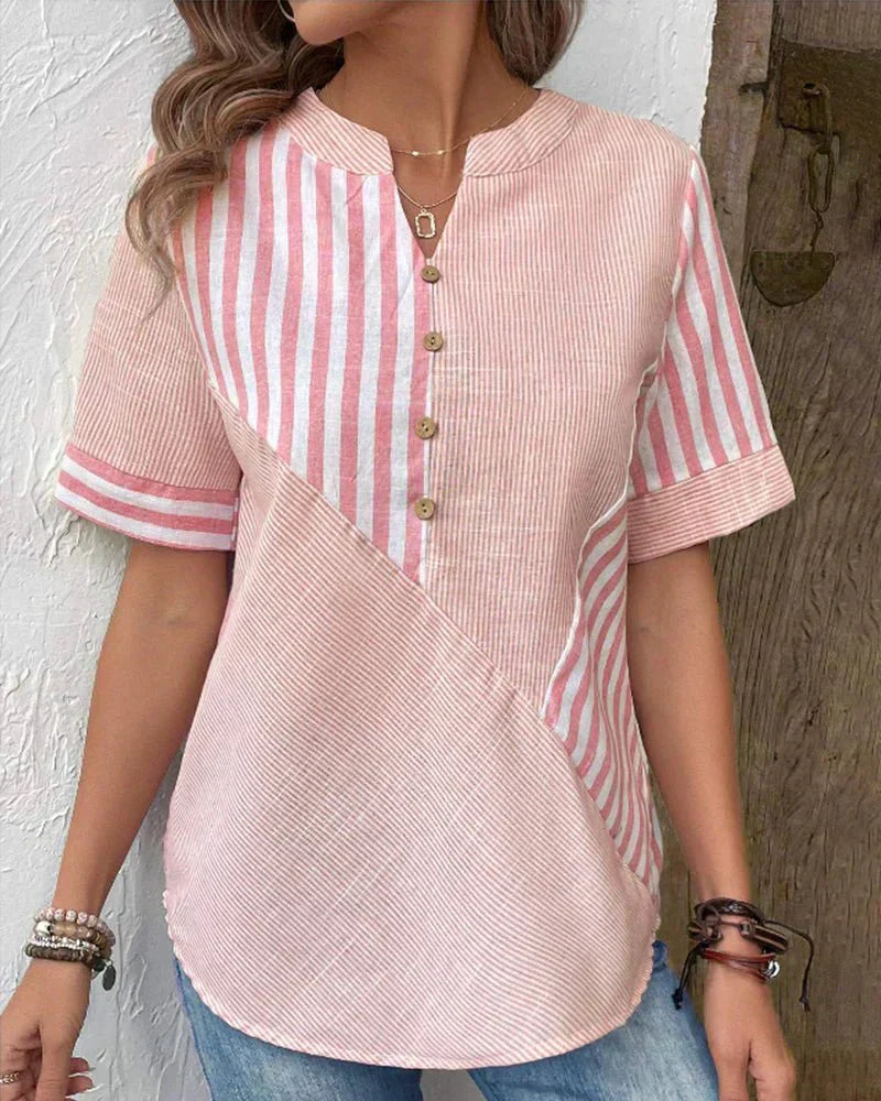 Soft Striped Blouse