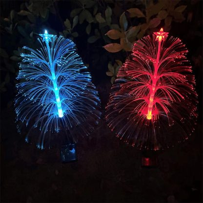 🎄Chikalabs Garden 7-Color  Gradient Solar Christmas Tree Lights