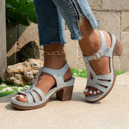Women's Solid Color Stylish Sandals