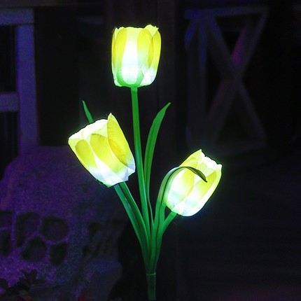 Chikalabs Outdoor Garden Solar Flower Lights