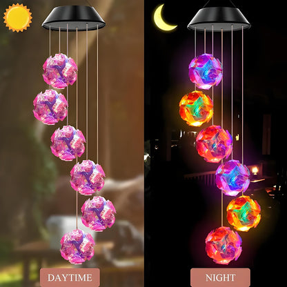 🦋 Beautify Your Garden 2025- ✨Chikalabs Creative Hummingbird Solar Wind Chimes