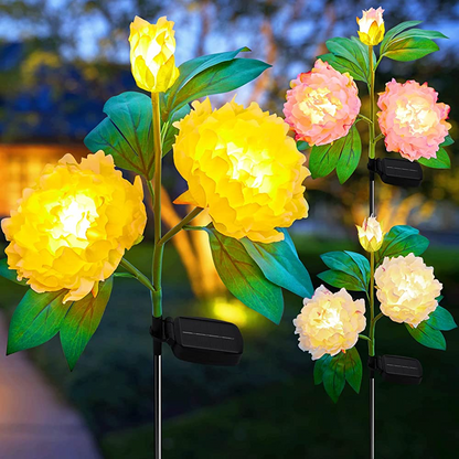 💐Chikalabs Garden Rose Solar Flower Lights