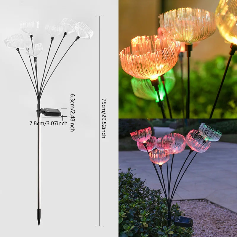 🪼Chikalabs Garden Solar Jellyfish Lights