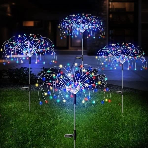 🎁Chikalabs Waterproof Solar Garden Fireworks Lighting Lamp