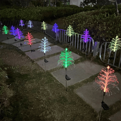🎄Chikalabs Garden 7-Color  Gradient Solar Christmas Tree Lights