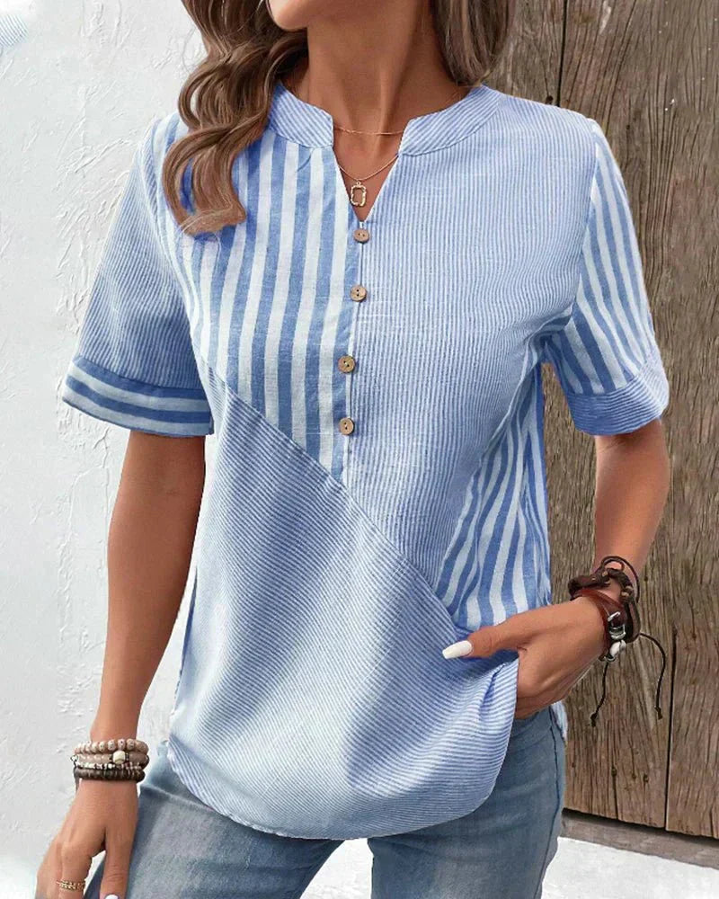 Soft Striped Blouse