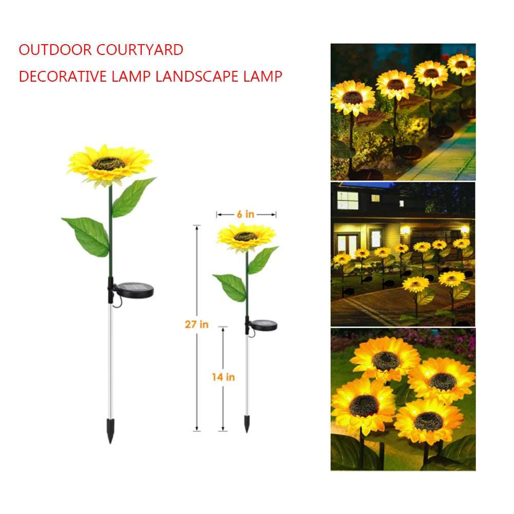 🪷Chikalabs Garden Solar Manjusaka Flower Lights