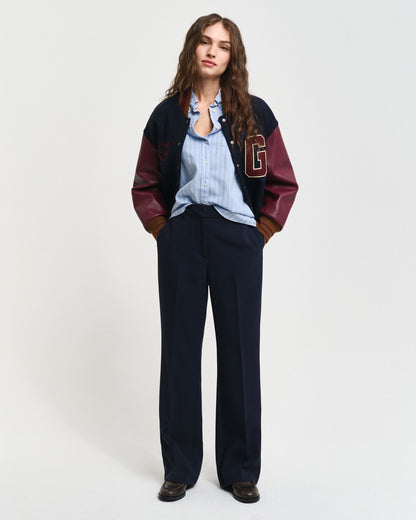 Slim Fit Flared Slacks