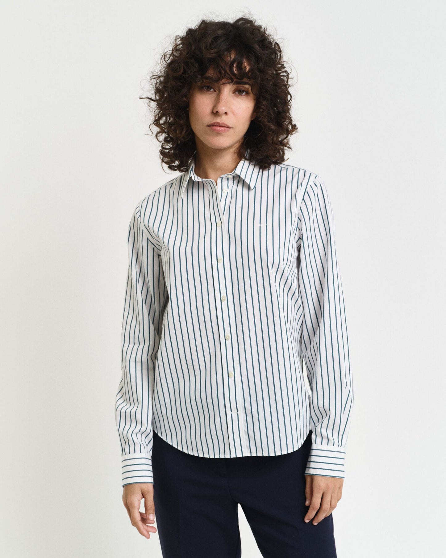 Regular Fit Classic Striped Poplin Shirt