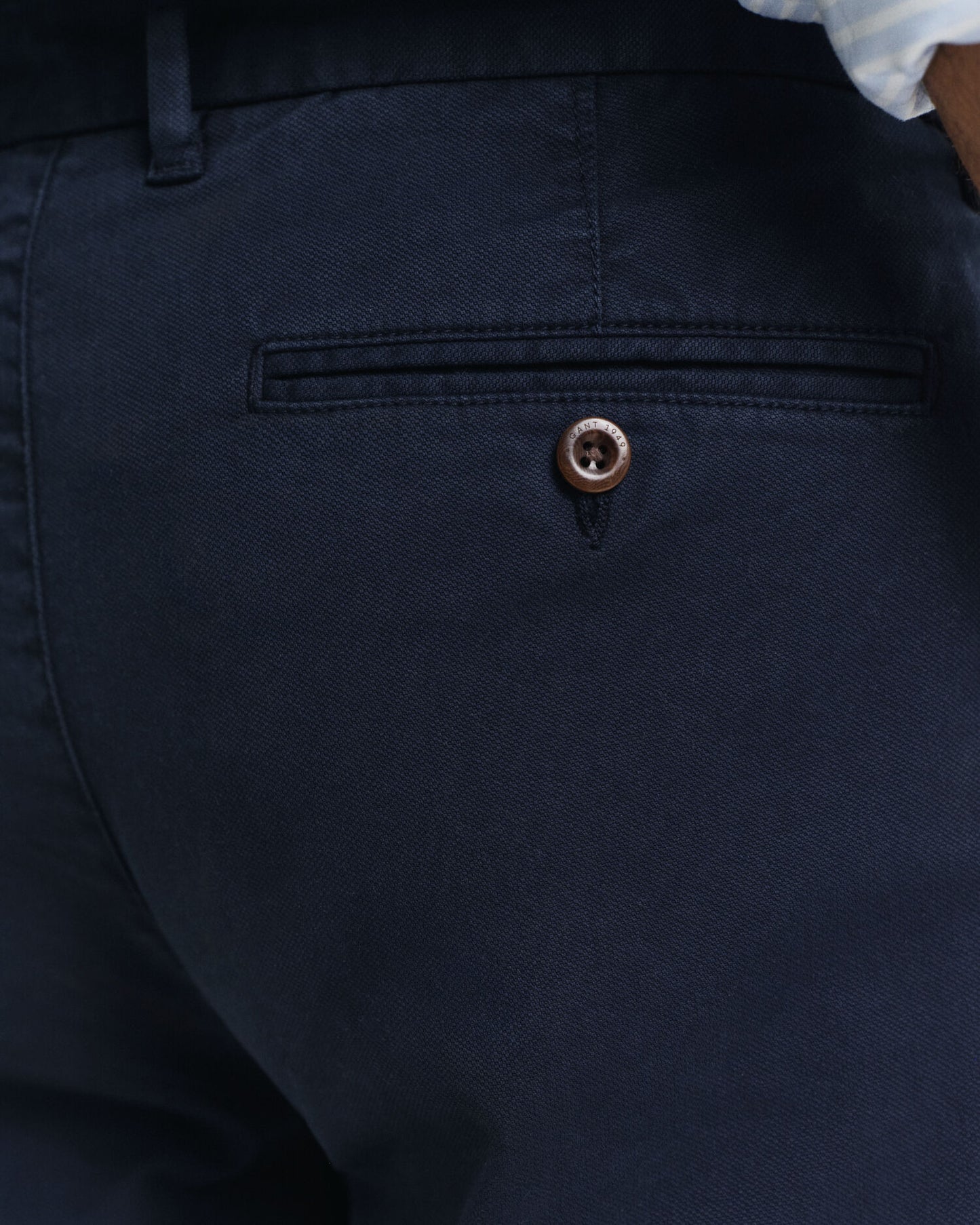 Slim Fit Dobby Structured Chinos