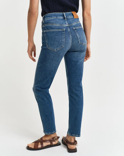 Slim Fit Cropped Jeans