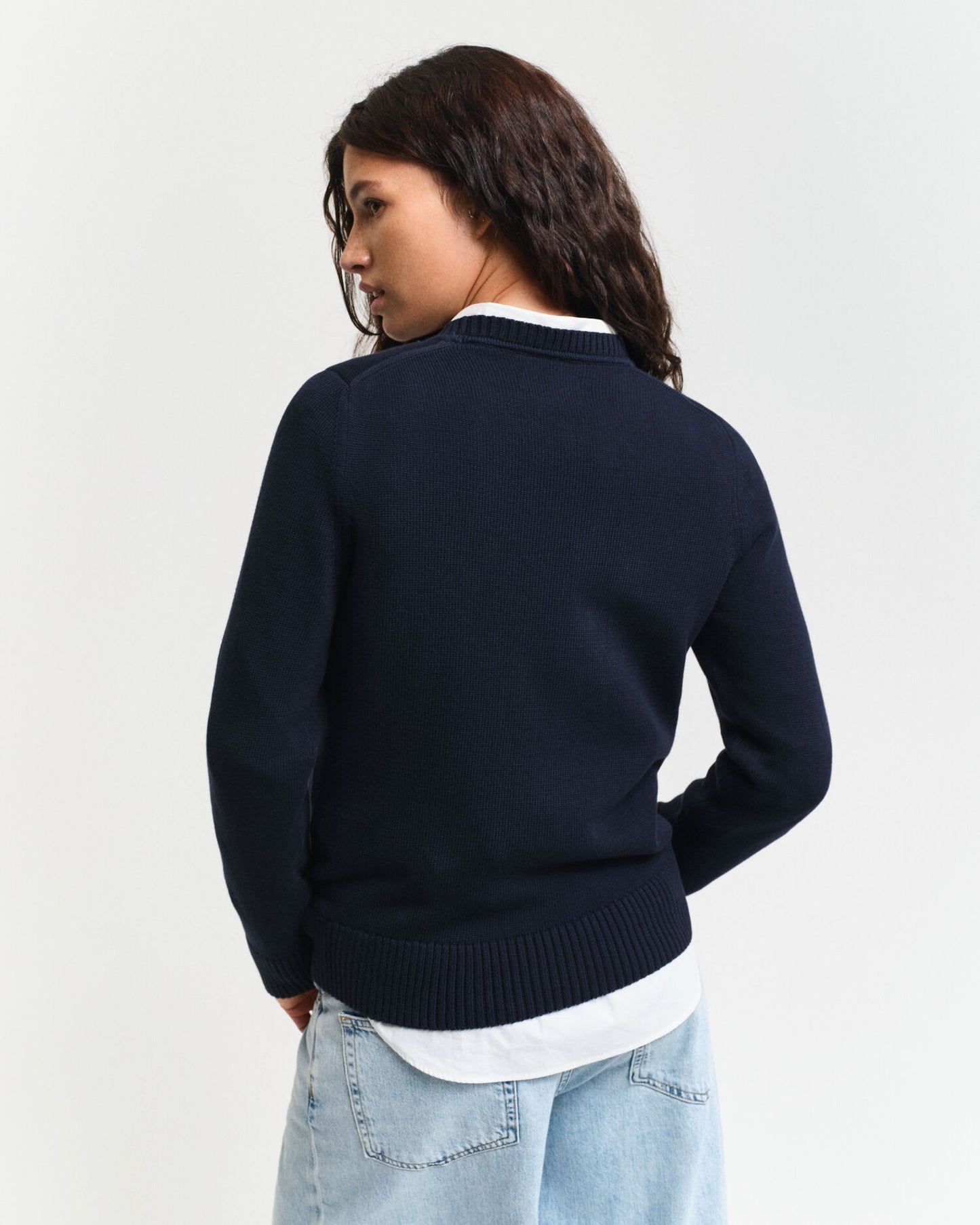 Classic Cotton Crew Neck Sweater