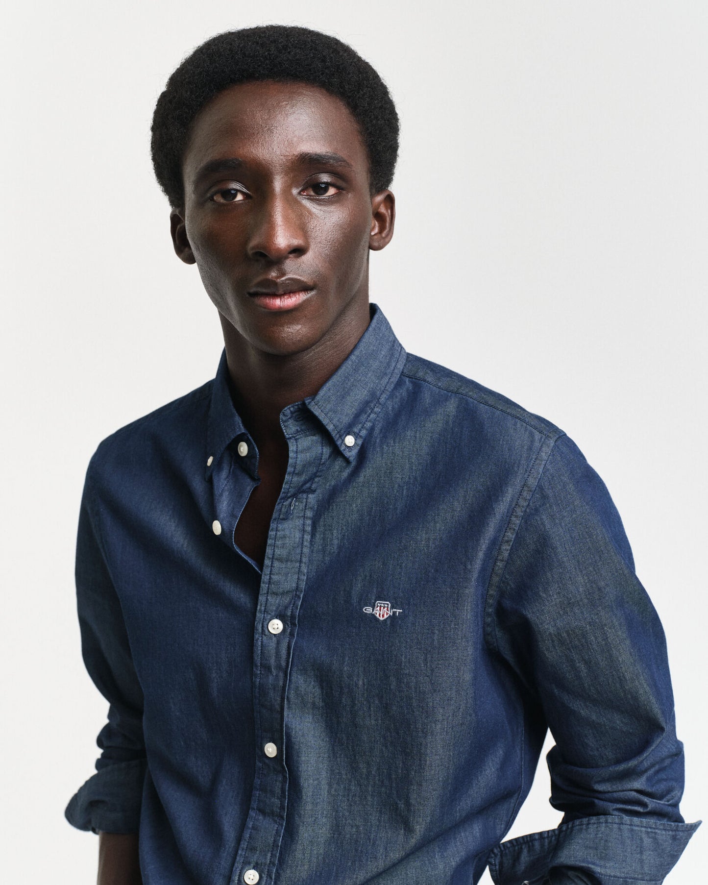 Slim Fit Indigo Shirt