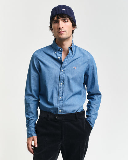 Slim Fit Indigo Shirt