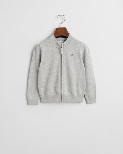 Kids Shield Cotton Zip Cardigan