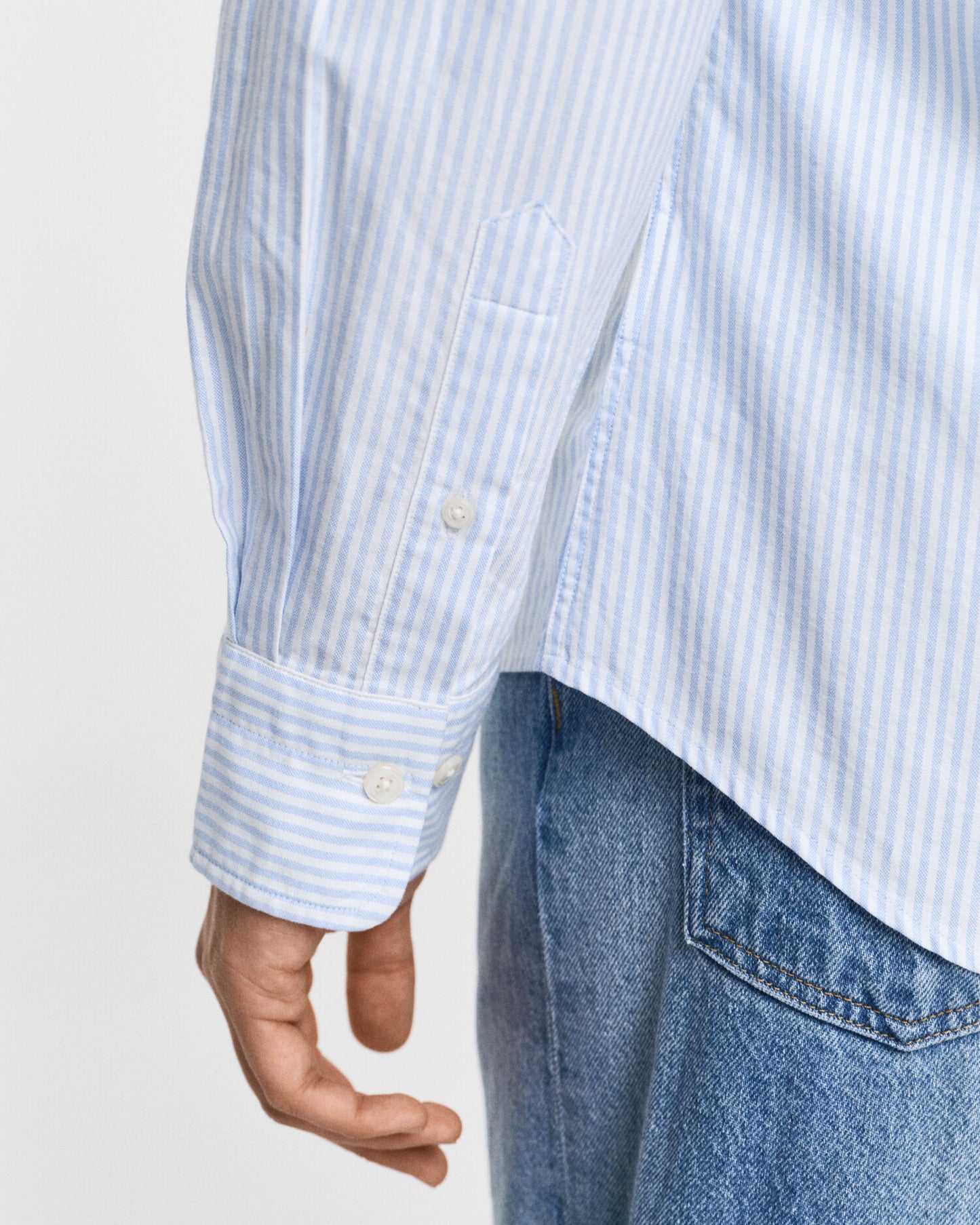 Slim Fit Banker Stripe Classic Oxford Shirt