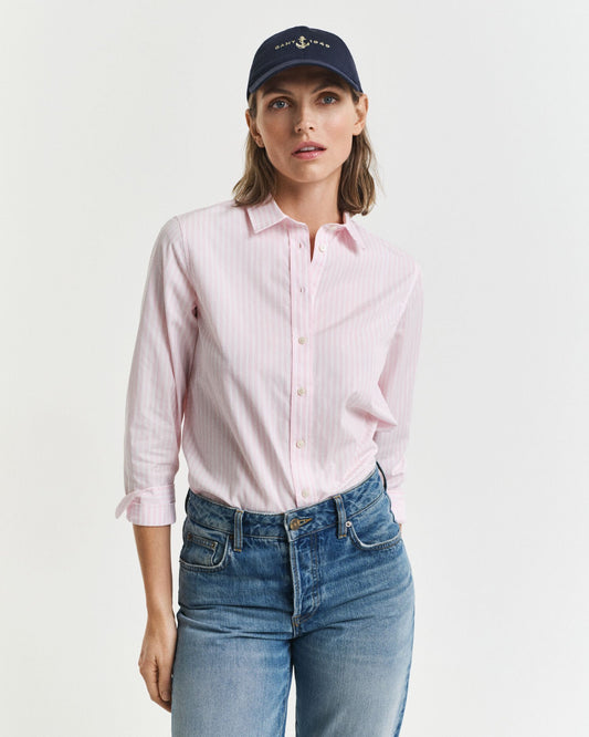 Regular Fit Classic Striped Poplin Shirt