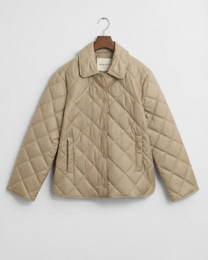 Collared Quilted Jacket