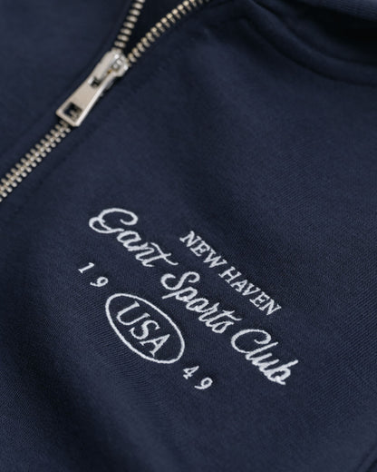 Teen Girls Sports Club Graphic Half-Zip Hoodie