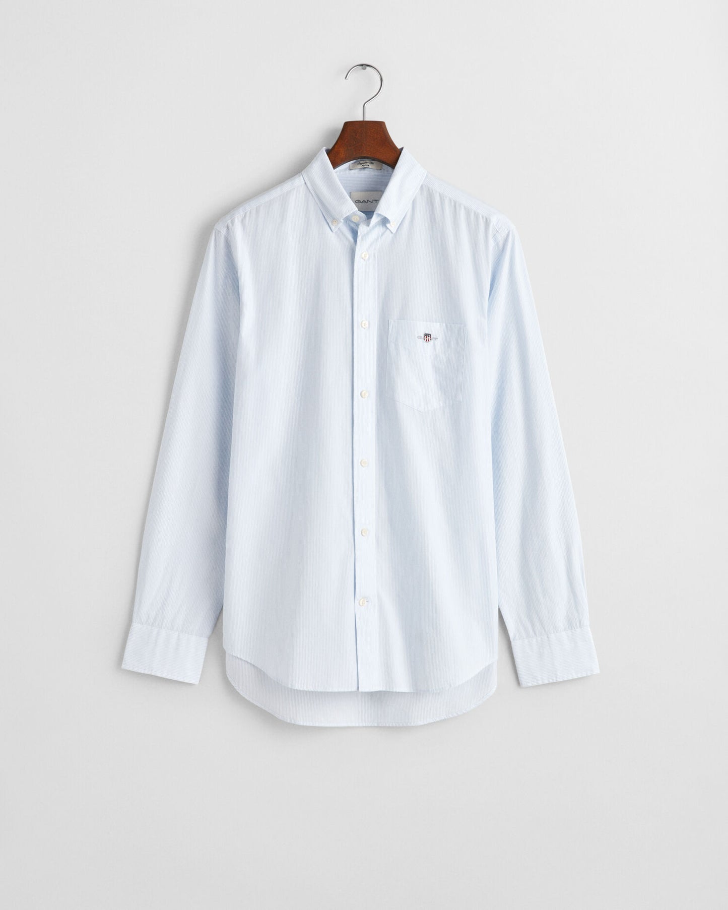 Regular Fit Classic Banker Stripe Poplin Shirt