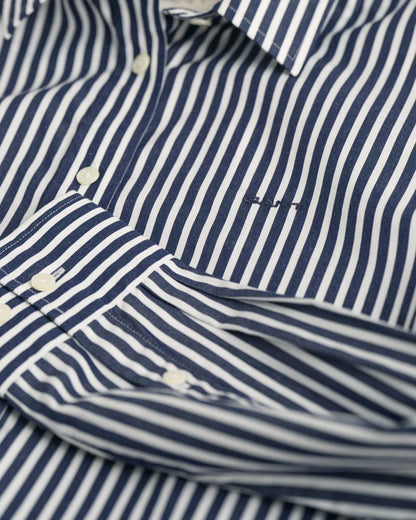 Regular Fit Classic Striped Poplin Shirt
