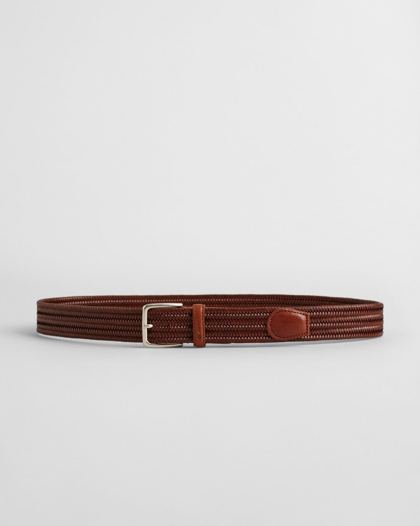 Braided Elastic Leather Belt