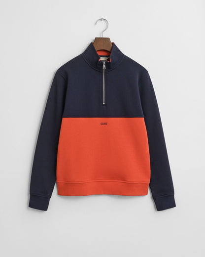 Teens Blocked Half-Zip Sweatshirt