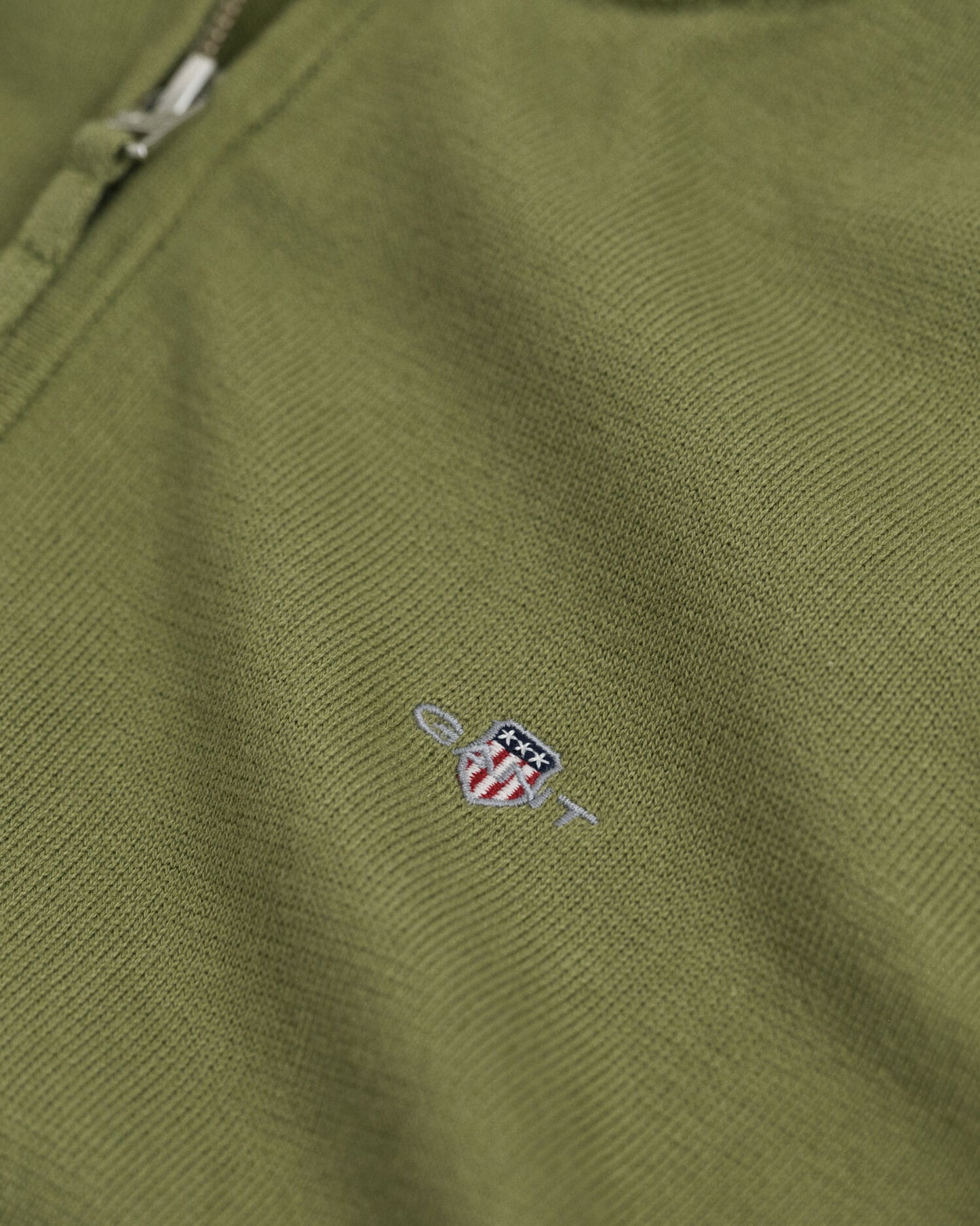 Teens Shield Cotton Half-Zip Sweater