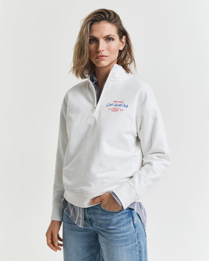 Graphic Half-Zip Sweatshirt