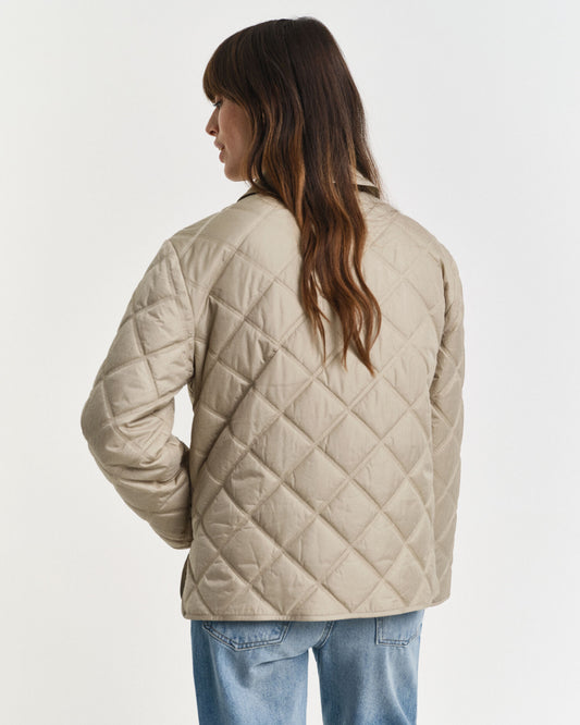 Collared Quilted Jacket