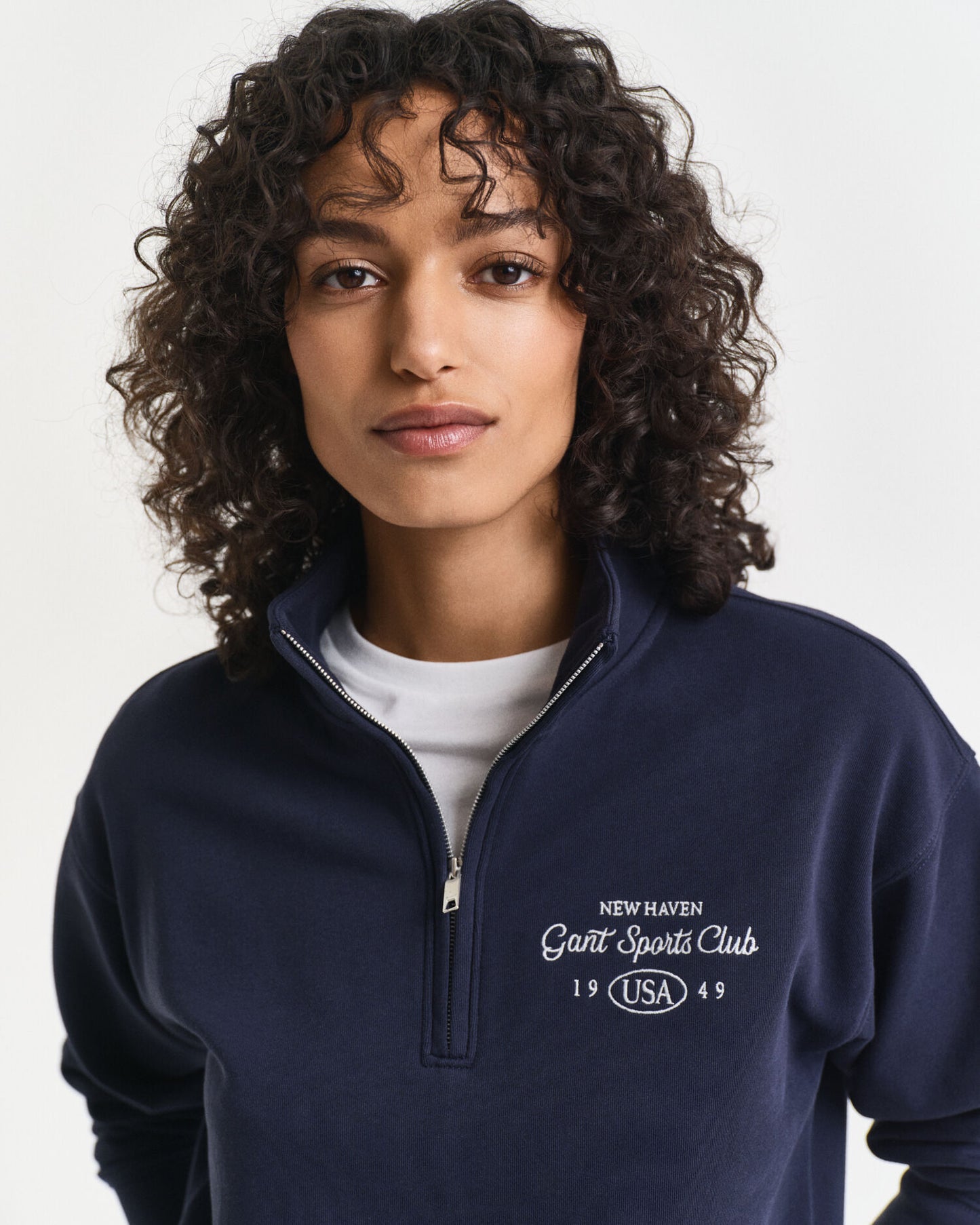 Graphic Half-Zip Sweatshirt