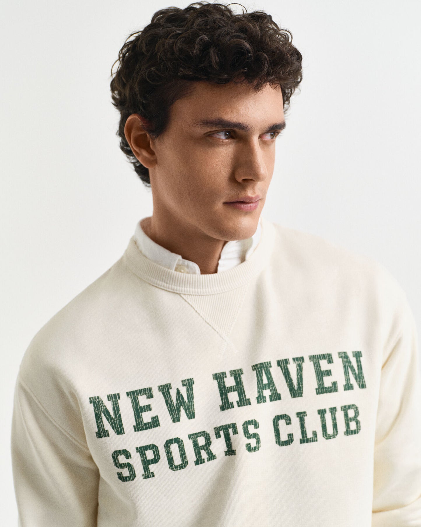 Graphic Crew Neck Sweatshirt