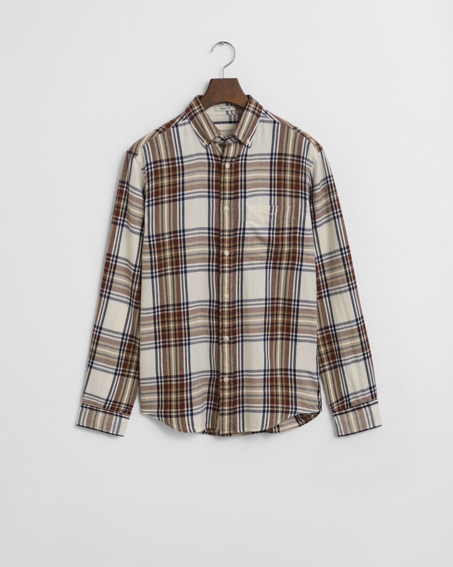 Regular Fit Windblown Flannel Check Shirt