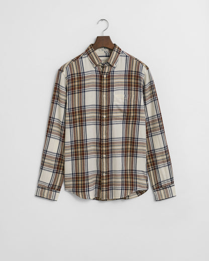 Regular Fit Windblown Flannel Check Shirt