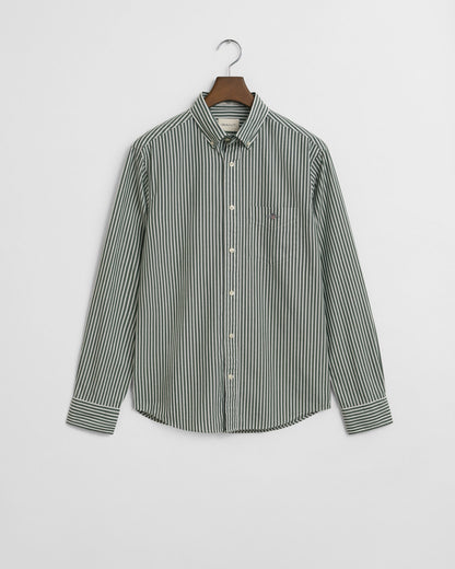 Regular Fit Striped Poplin Shirt