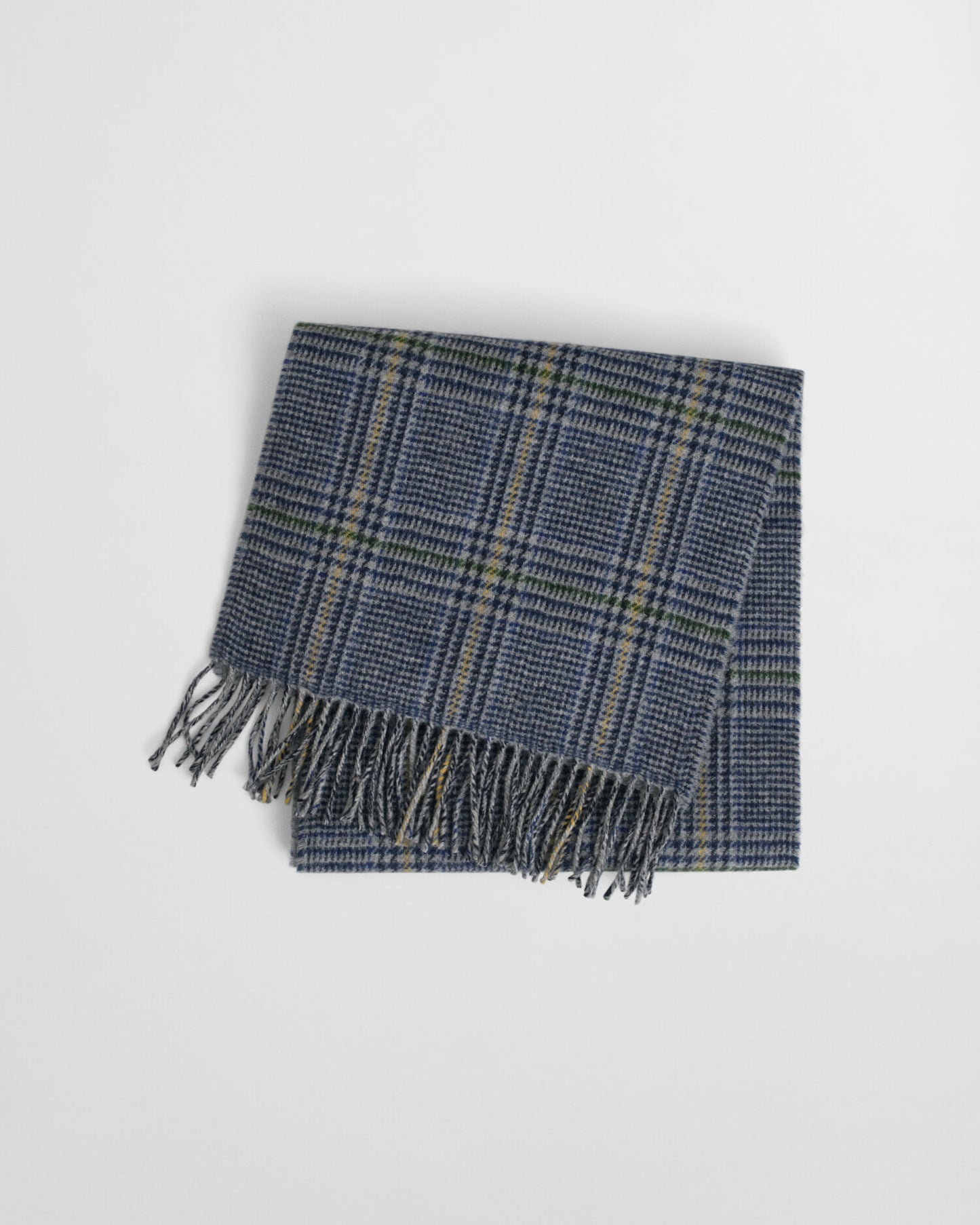 Double-Faced Check Scarf