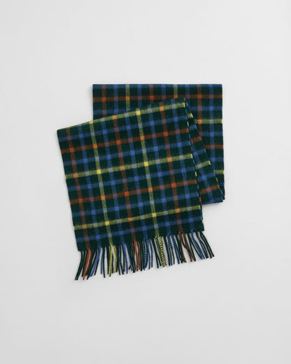 Checked Wool Scarf