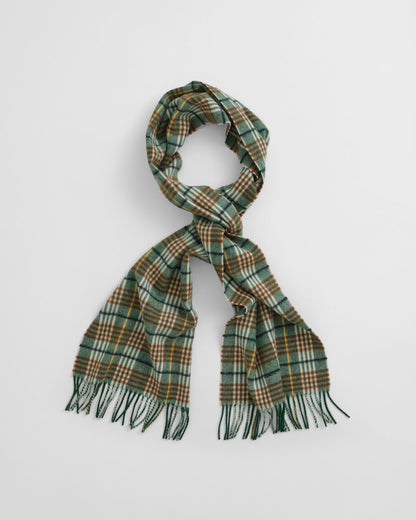 Checked Wool Scarf