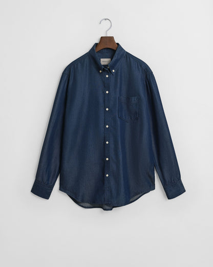 Relaxed Fit Indigo Shirt