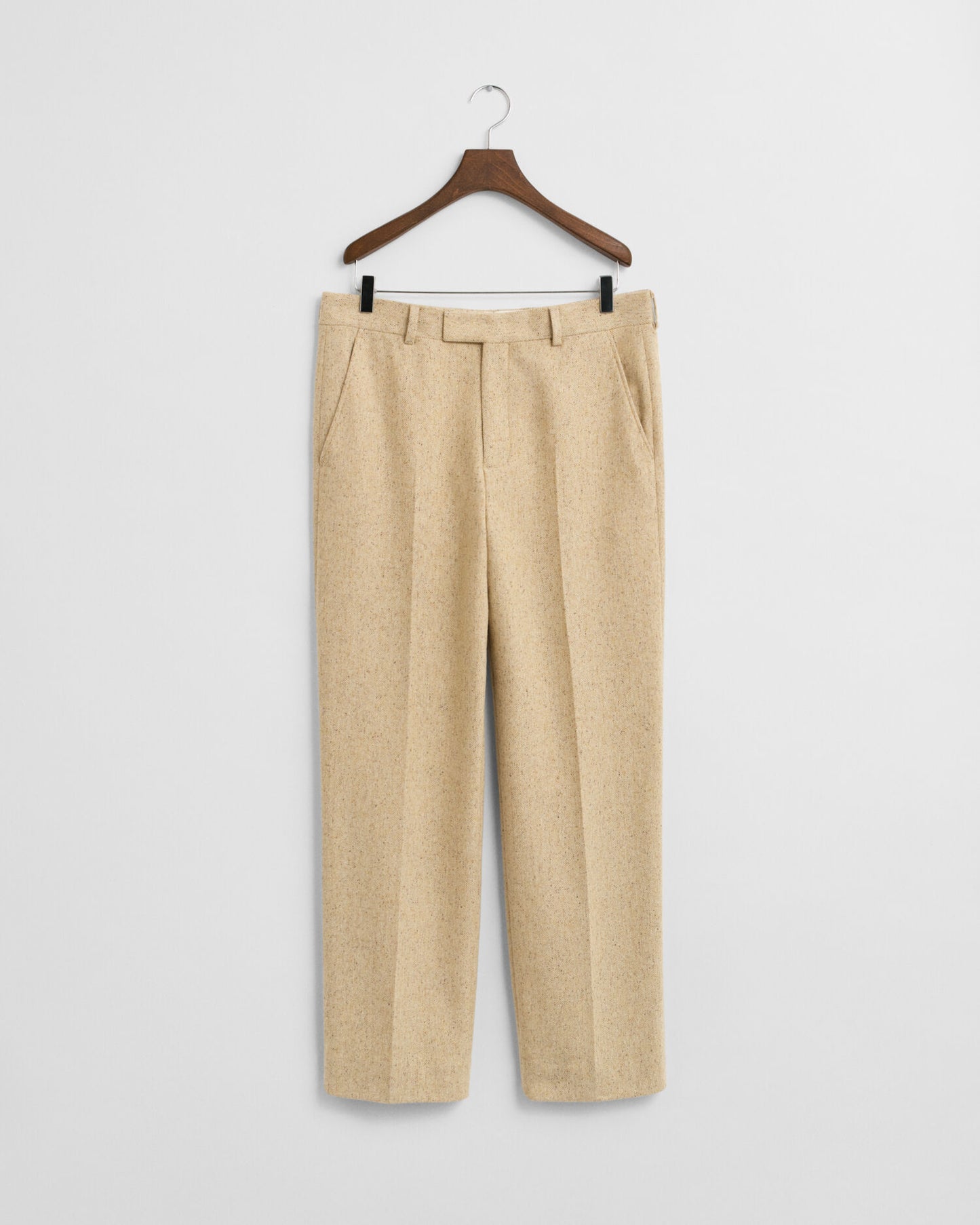 Relaxed Fit Nepps Herringbone Suit Pants