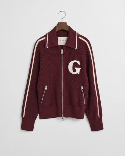 Varsity Zip Cardigan